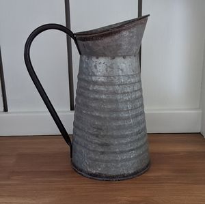 Farmhouse Style Galvanized Pitcher